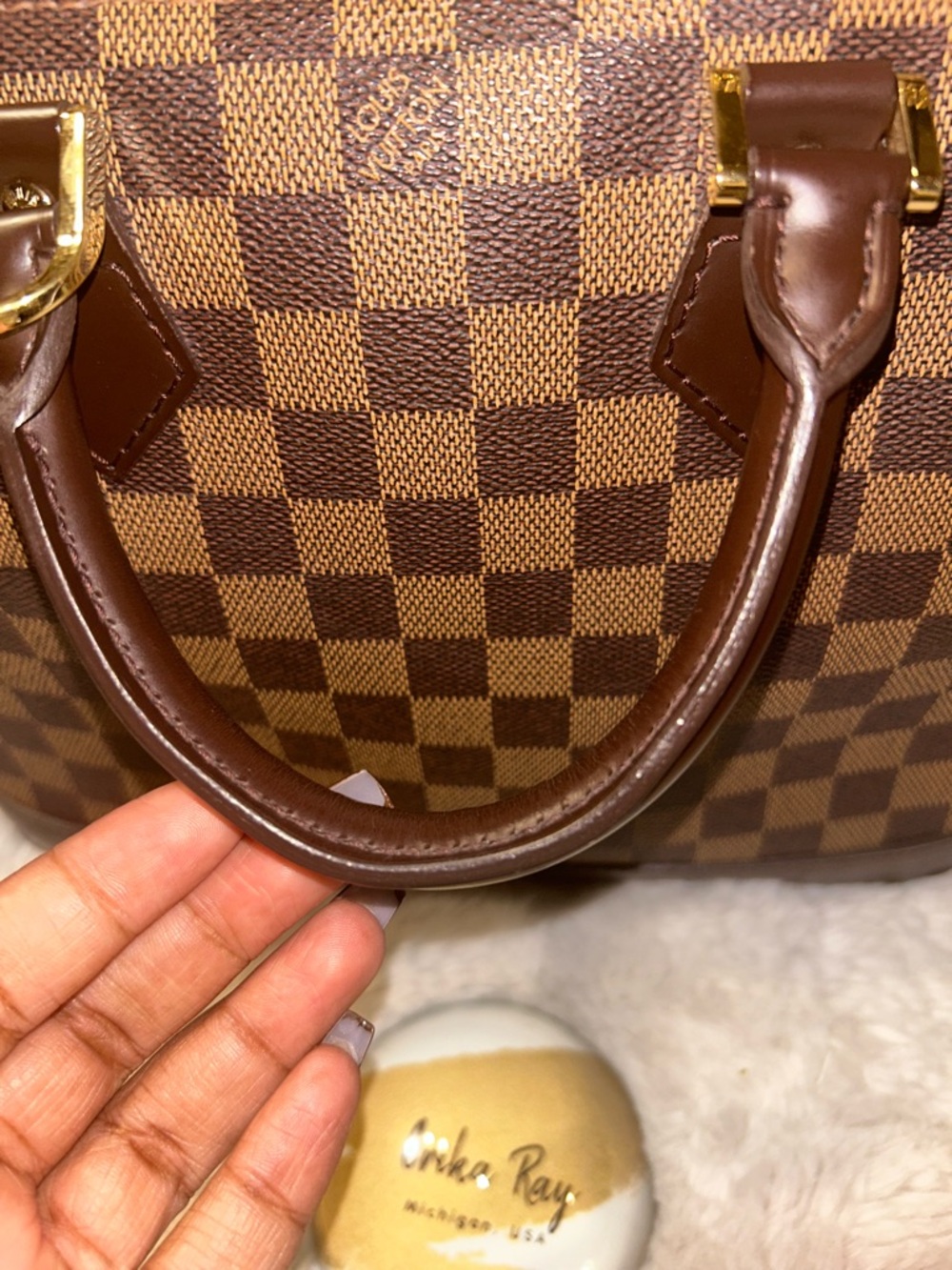 Louis Vuitton Damier Ebene Alma PM - Picture 14 of 16